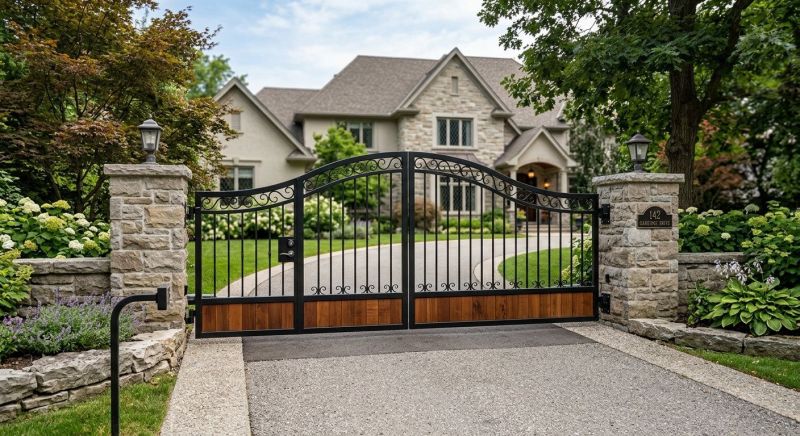 Driveway Gate Installation in Alpharetta, GA
