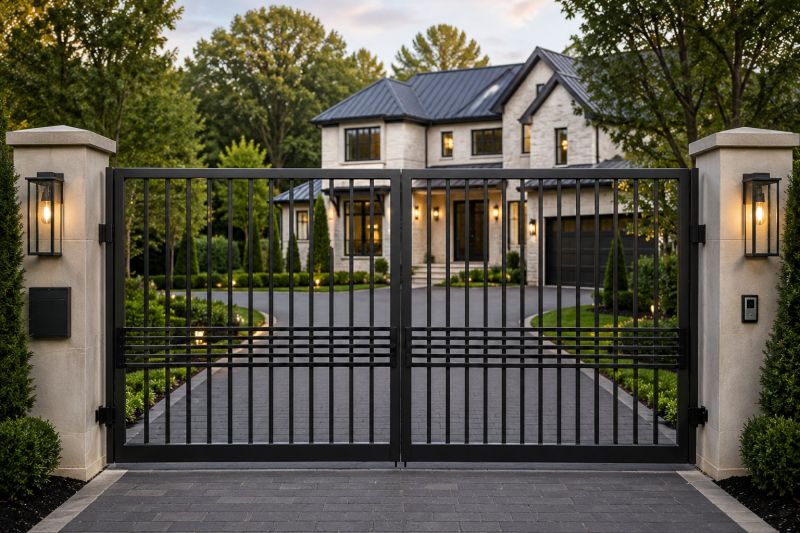 Electronic Gate Installation in Plano, TX