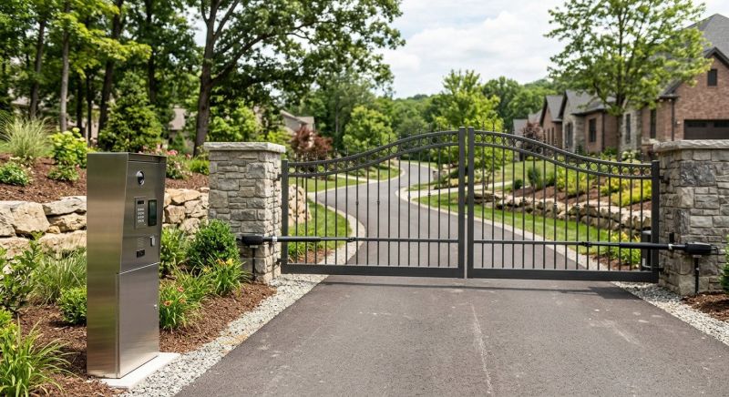 Entrance Gate Installation in Plano, TX
