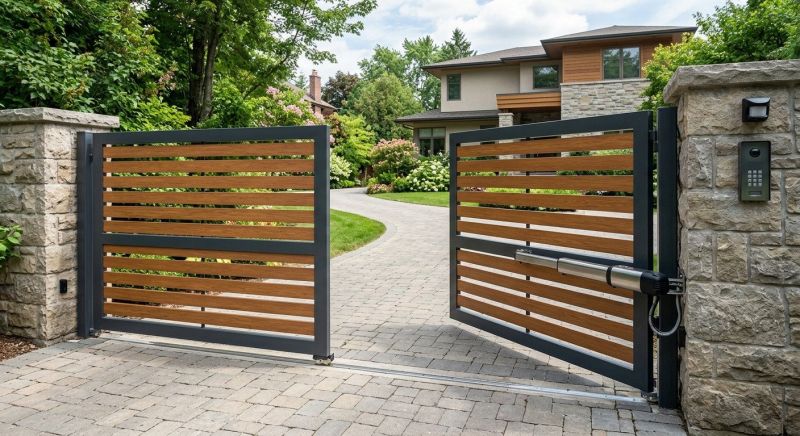 Motorized Gate Installation in Annapolis, MD